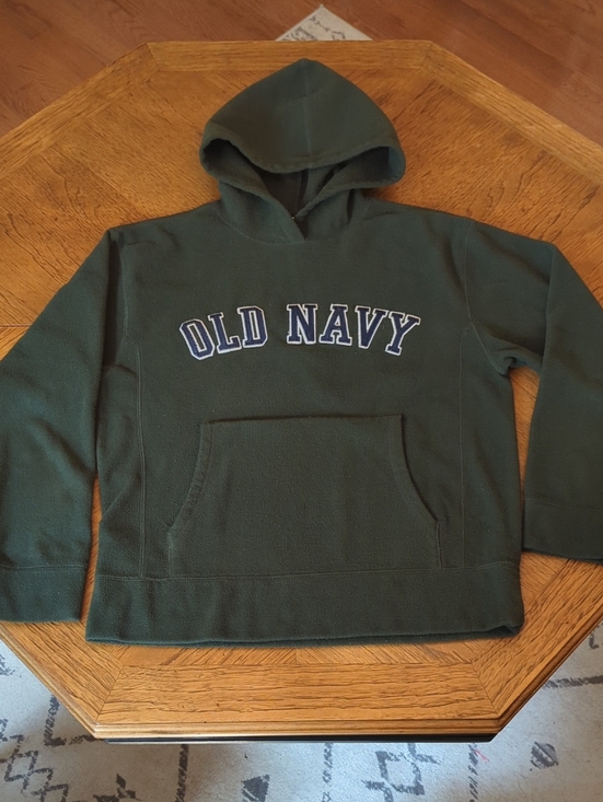 Old Navy Other - Vintage 90s/Y2K Old Navy Forest Green Fleece Hoodie Gorpcore